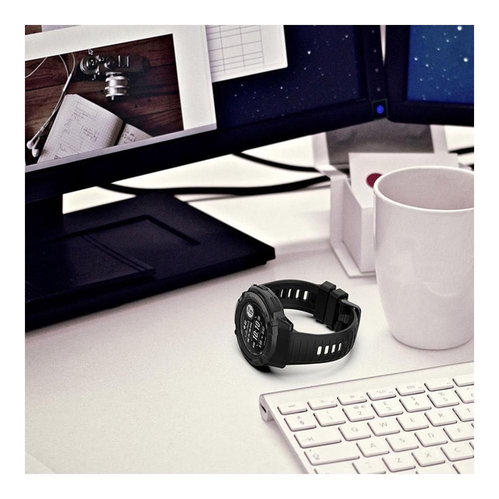 22mm Weiche Silikon Uhrenarmbänder für Garmin Instinct 2X - Schnellverschluss Ersatzband für Damen & Herren