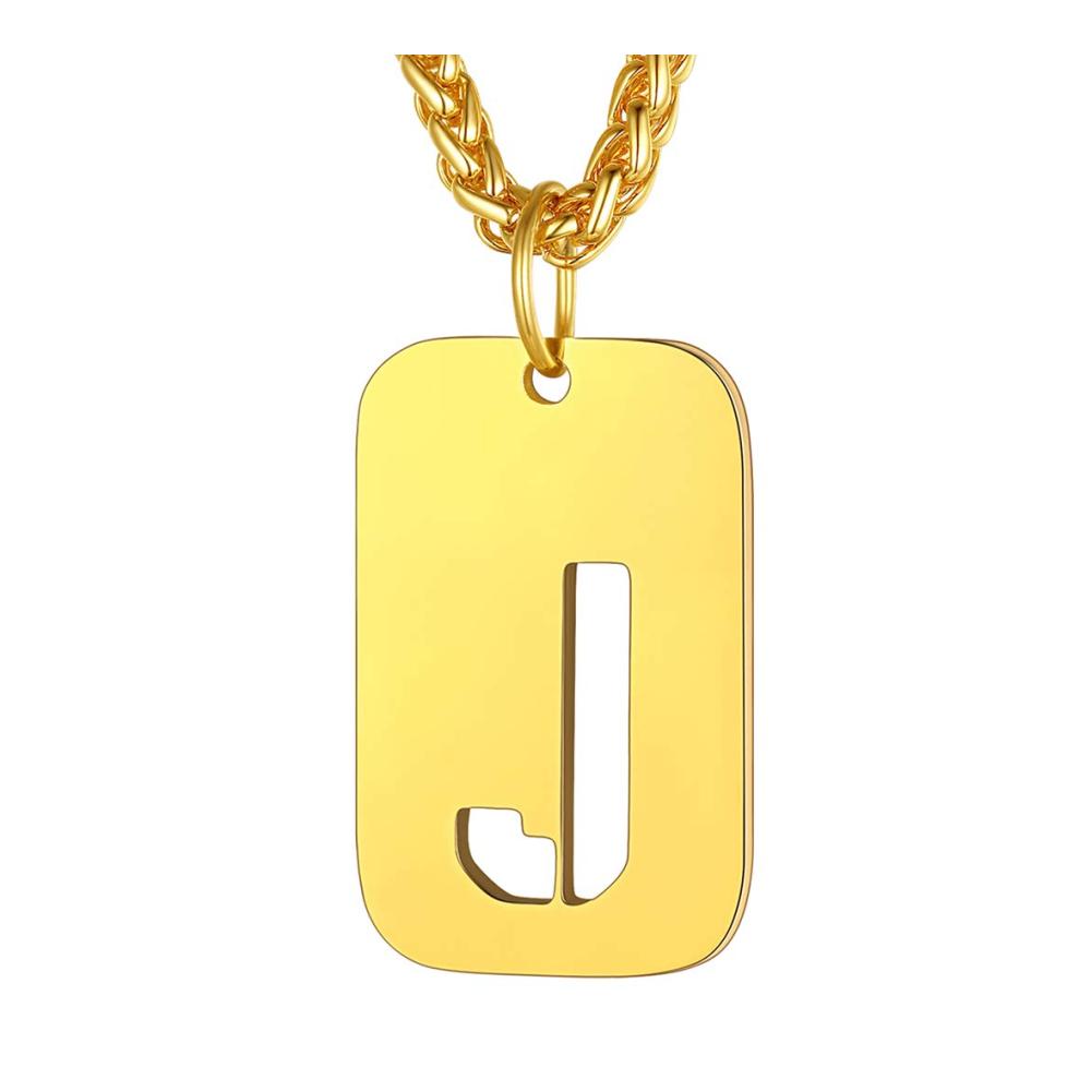 Alphabet Namenskette für Herren und Damen – Personalisierter Buchstaben-Anhänger mit Geschenkbox für Geburtstag und Party Partnerkette aus hochwertigem Alphabet Schmuck