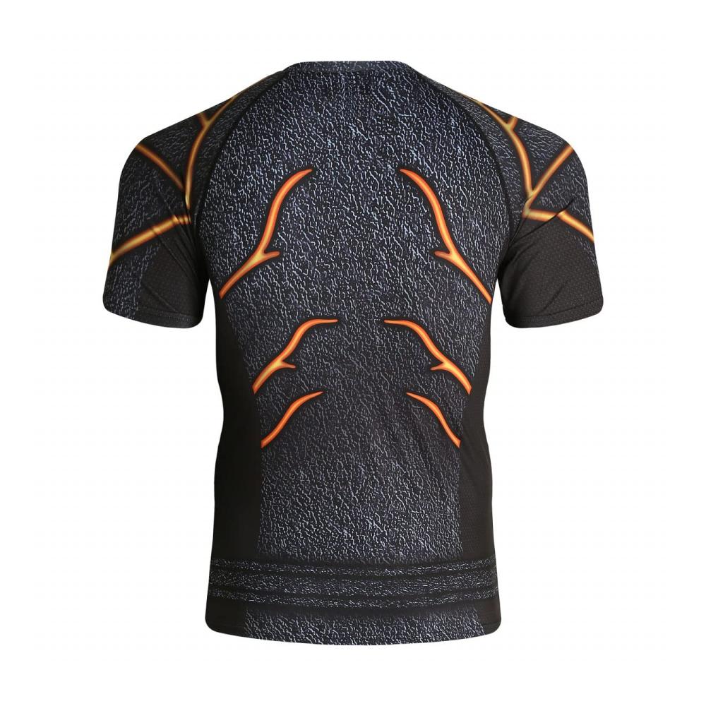 Herren Kompressions-T-Shirt The Green-skinned Monster | Cody Lundin Sportshirt kurzarm | Enganliegendes Fitness-Shirt für Männer