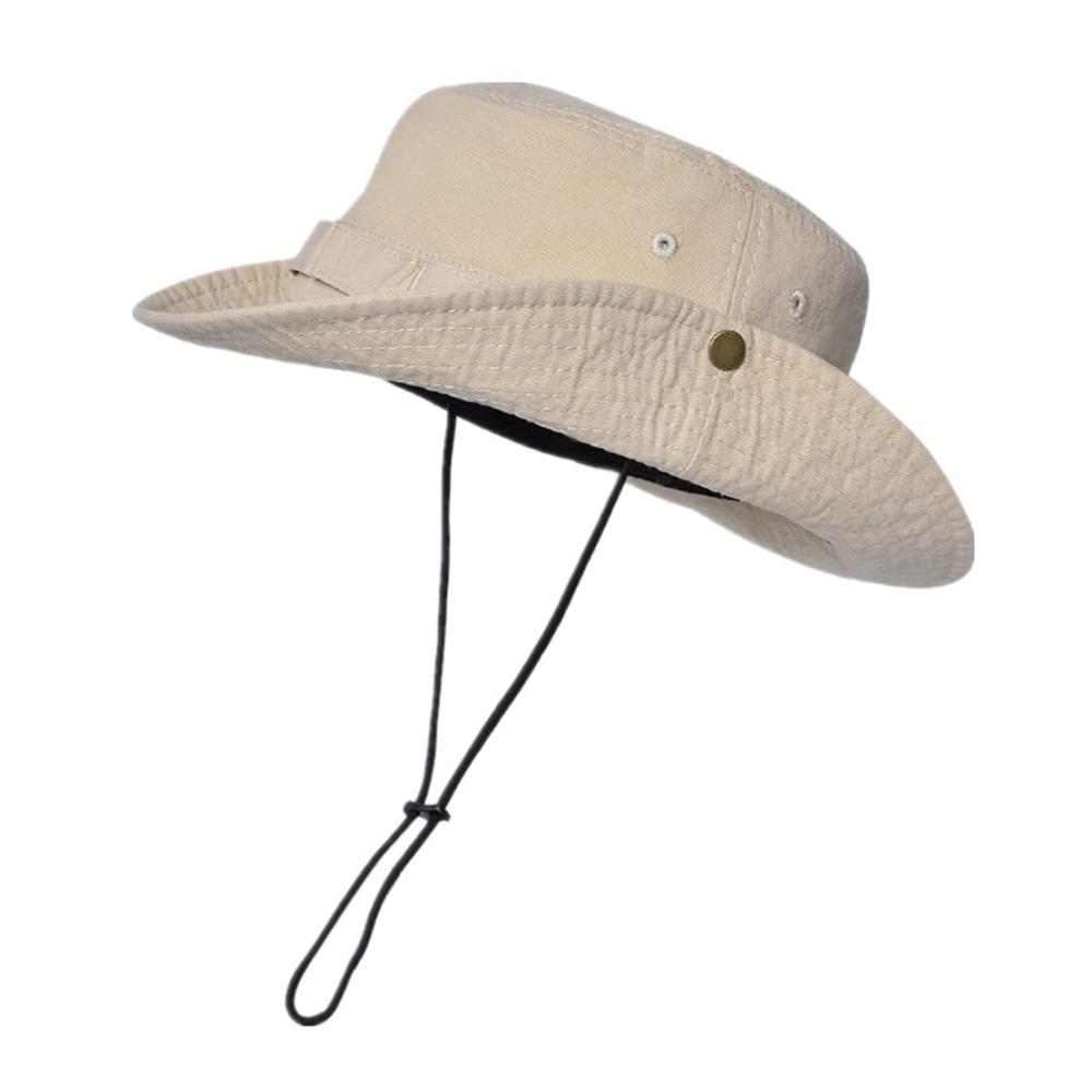 UV-Schutz Fischerhut Unisex Sommerhut aus Baumwolle für Herren und Damen - Safari Anglerhut