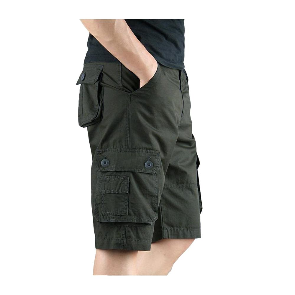 Herren Sportshorts Sommerliche Sweatshorts mit elastischem Bund & Taschen