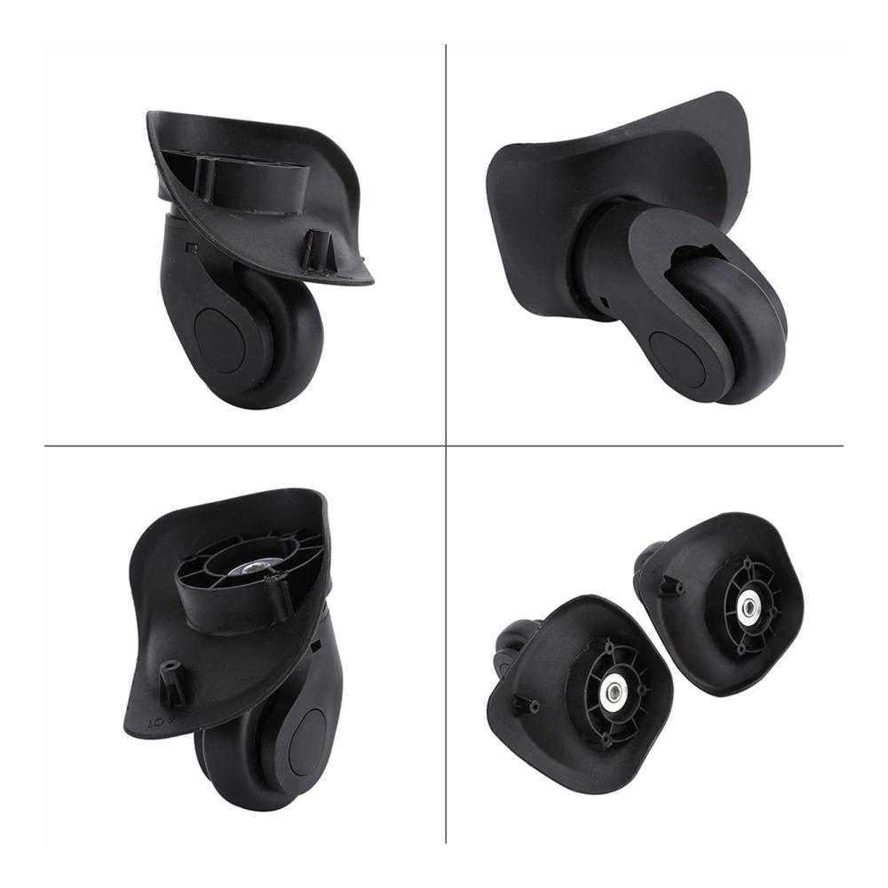 Gepäck-Sets 2 Stück/Set – Hochwertige PVC-Gepäckräder mit Kunststofflagern für Reisekoffer Ersatzräder und Reparaturset für optimale Mobilität
