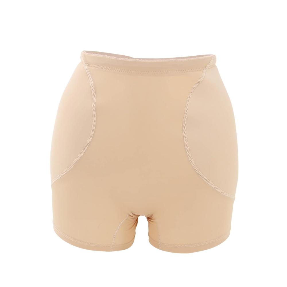 Miederpants Damen Hohe Taille Bauchkontrolle Hüftlift Shorts mit Figurformung und Schwammkissen - Atmungsaktive Fitness-Shorts für Gym und Laufpartys (XL