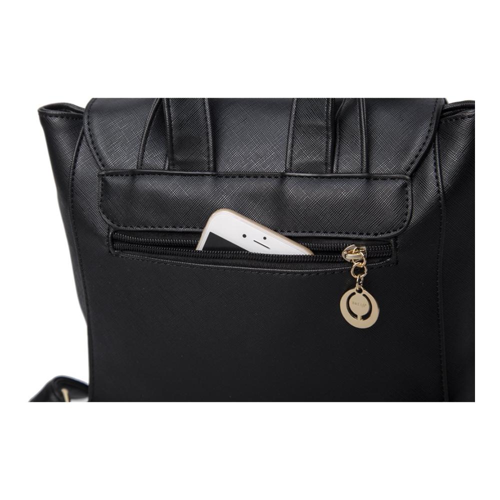 Fashion PU Leather Backpack for Women - Stylish Shoulder Bag for Girls Ladies - B&E LIFE Travel Rucksack Handbag