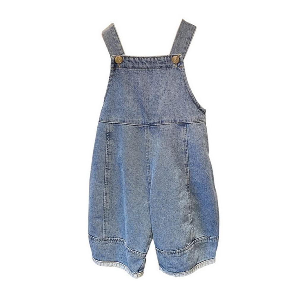 Baby Mädchen Latzhose Overall aus Baumwolle | Größen 80-120 | Jeans Hose mit Hosenträger | Kinder Overall 6-24 Monate & 3-4 Jahre | Denim Latzhosen für stylische Kleinen