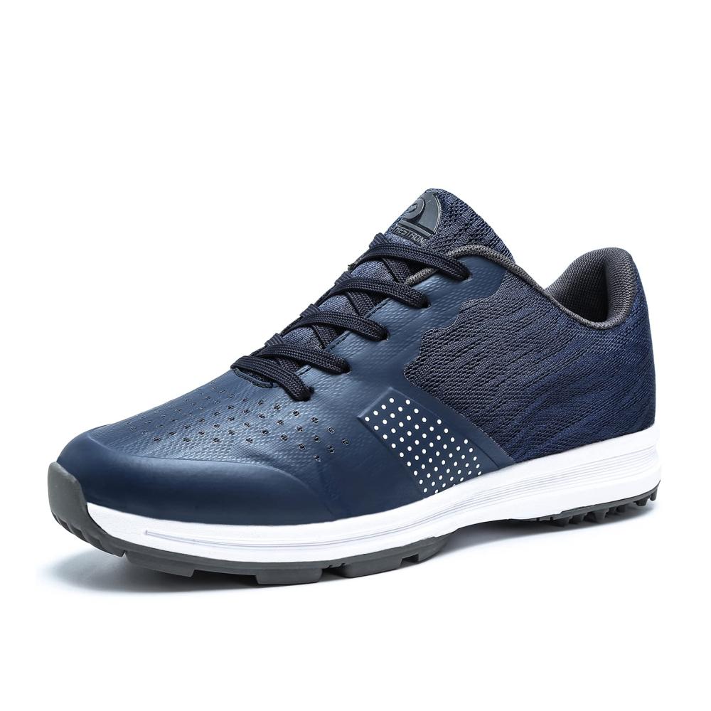Herren Wasserdichte Golfschuhe für ultimativen Komfort Spikeless Sport-Turnschuhe mit Anti-Rutsch-Sohle - Profi Golfschuhe