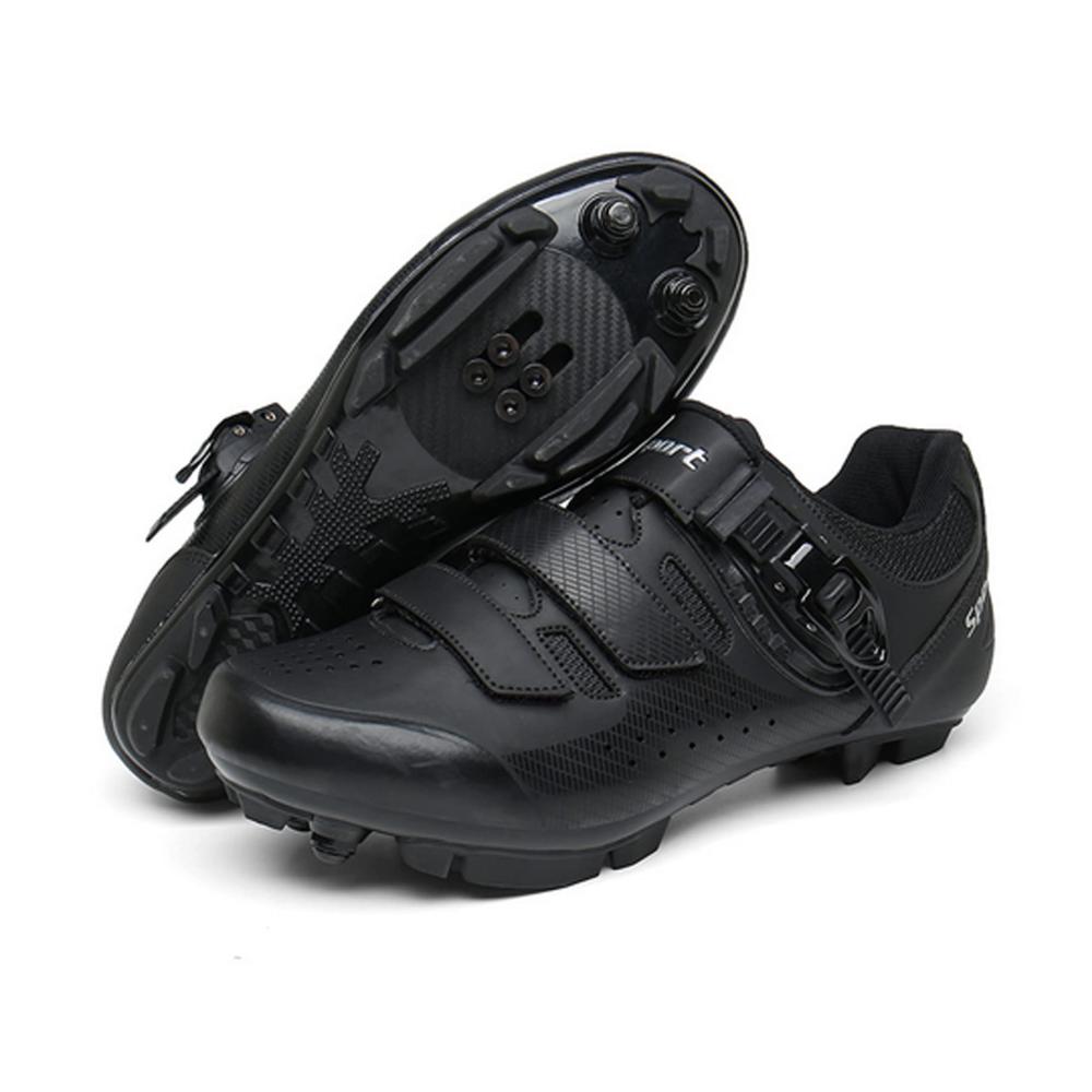 Fahrradschuhe Herren Damen - SPD Rennradschuhe Mountain MTB Indoor Outdoor Riding Training - Schwarz Größe 40