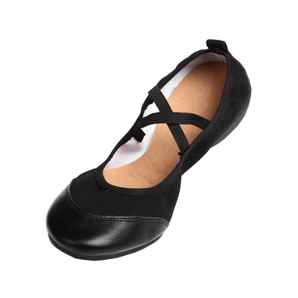 Tanzschuhe Damen Leichte Gymnastikschuhe mit Oxford Sohle Kunstturnschuhe für Mädchen Ballett- und Canvas-Tanzschuhe