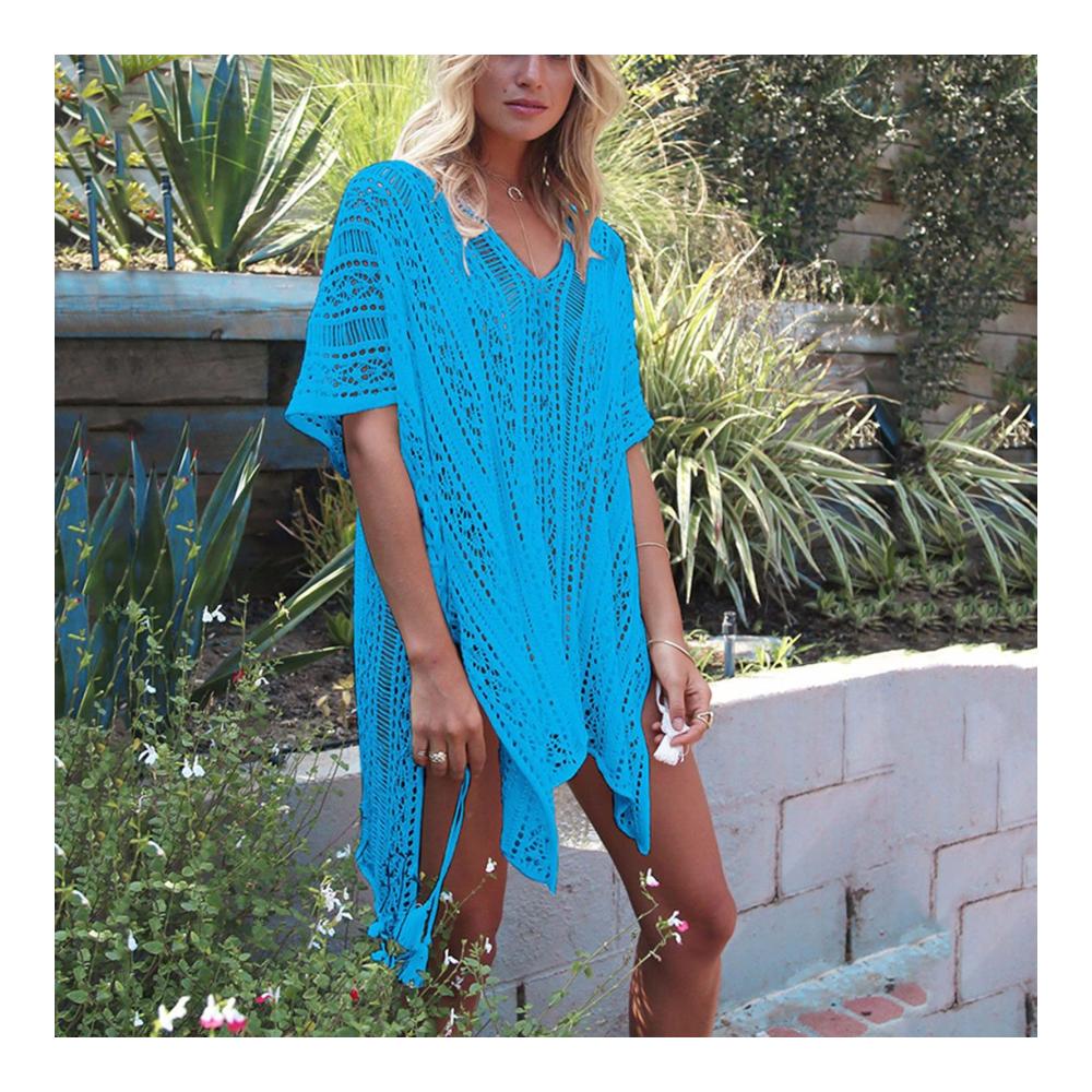 Boho Pareos Damen Bikini Cover-Ups für Sommer Strandurlaub - Transparente Strandkleider Strandponchos & Strandtunikas - Badeanzug Beachwear für stilvollen Strandabdeckung
