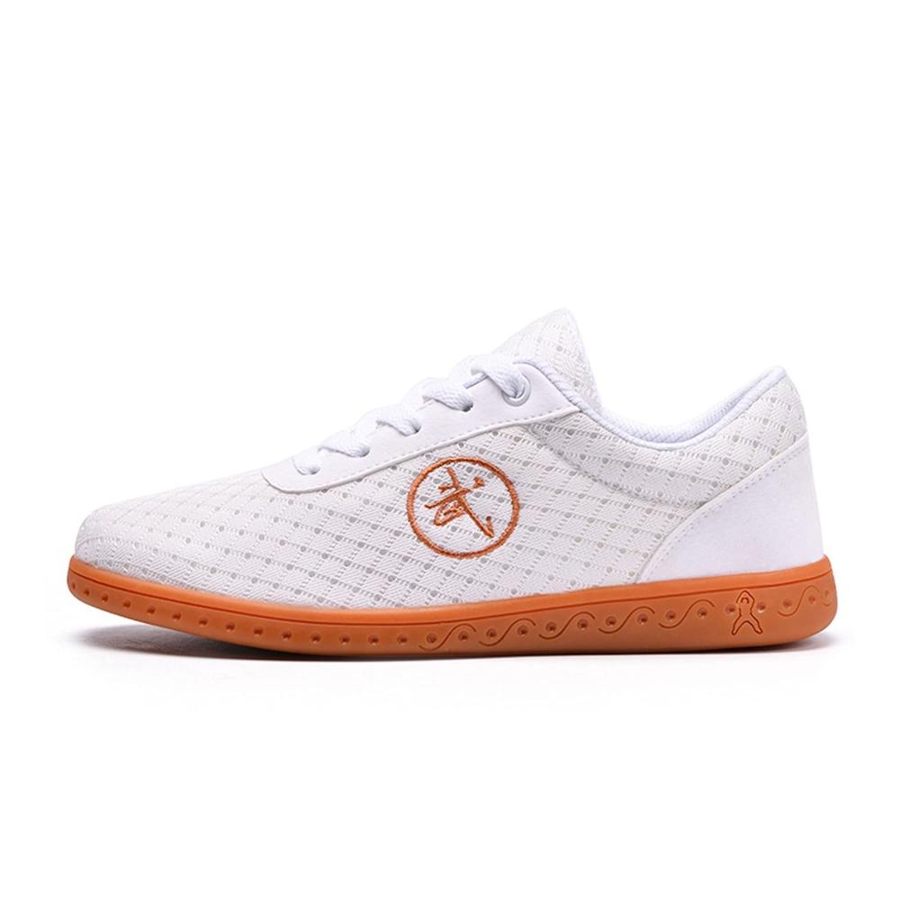 Kampfsportschuhe Taekwondo Schuhe Martial Arts Sneaker Kung Fu Taichi Leichte Schuhe für Erwachsene Und Kinder - Weiß Größe 42 EU
