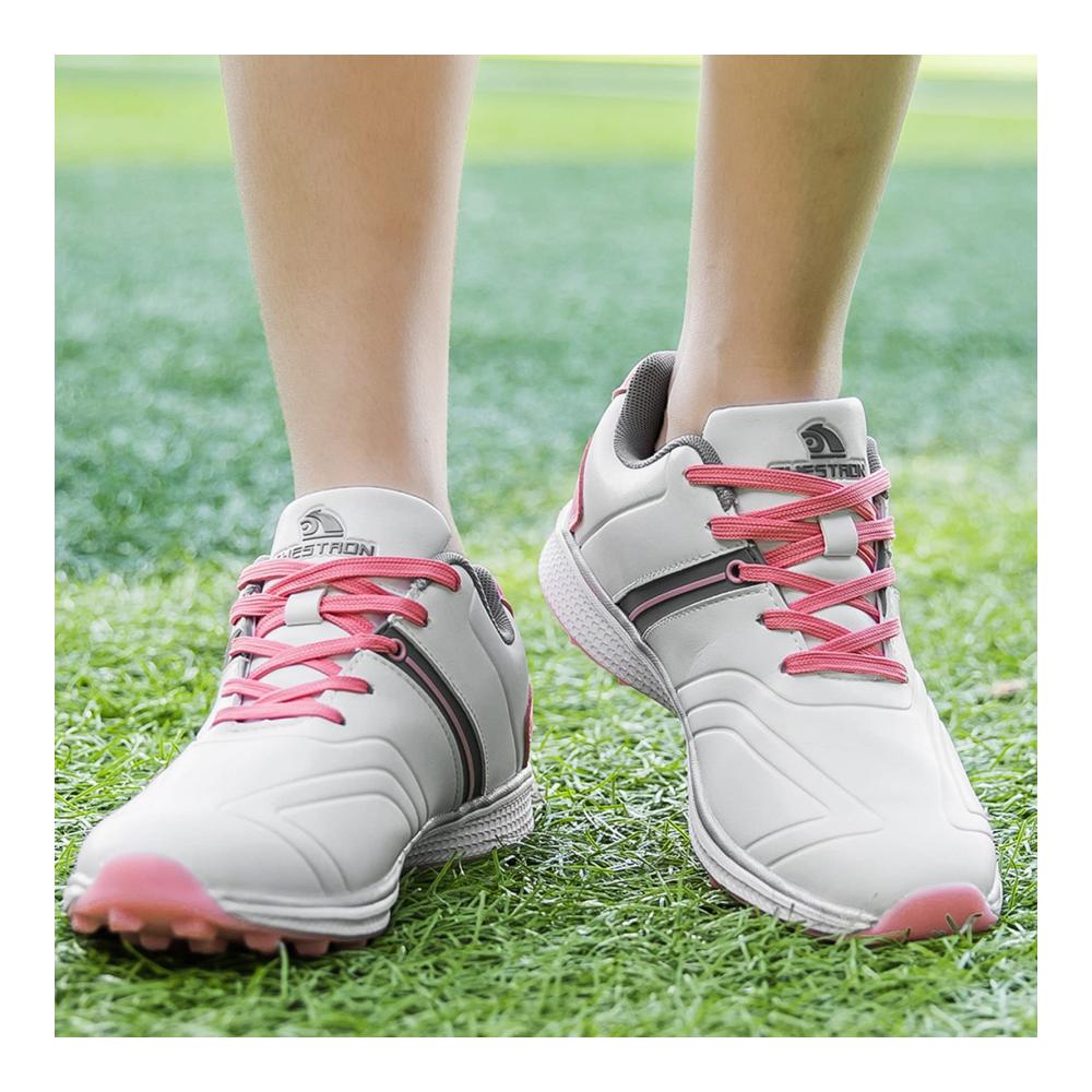 Leichtgewichtige Wasserdichte Golfschuhe für Damen – Anti-Rutsch Atmungsaktiv – Indoor & Outdoor Golftraining