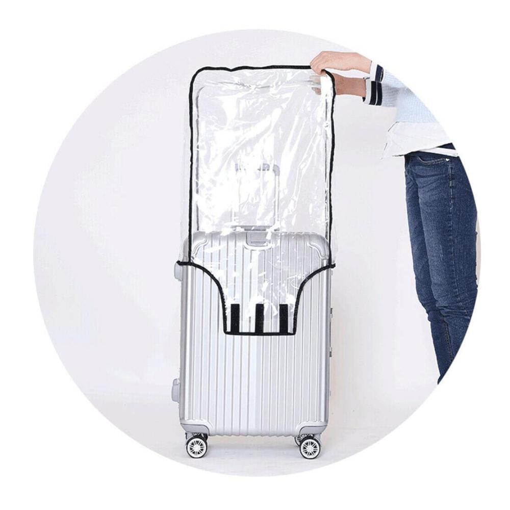 762 cm Transparente PVC-Kofferabdeckung Robust Wasserdichter Schutz für Gepäck