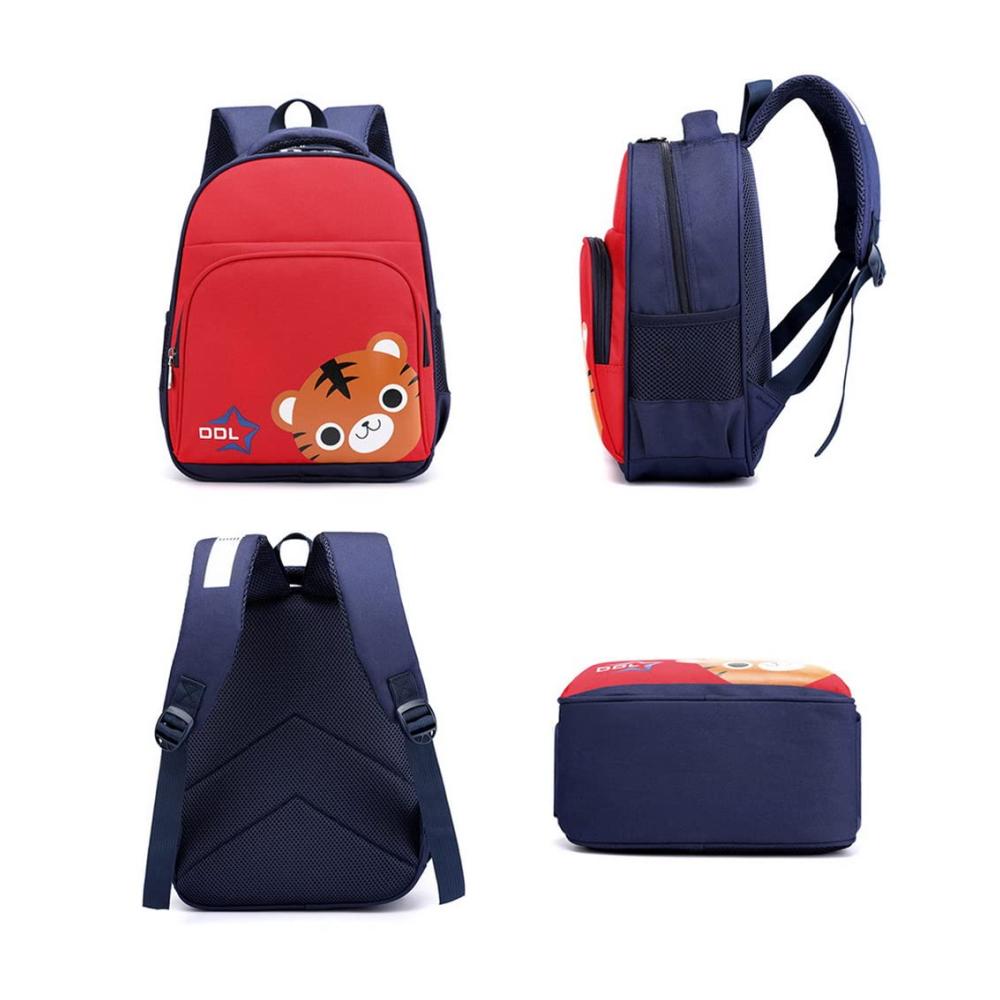 Kindergartenrucksack mit Cartoon Tiger - Perfekter Begleiter für Mädchen (3-6 Jahre