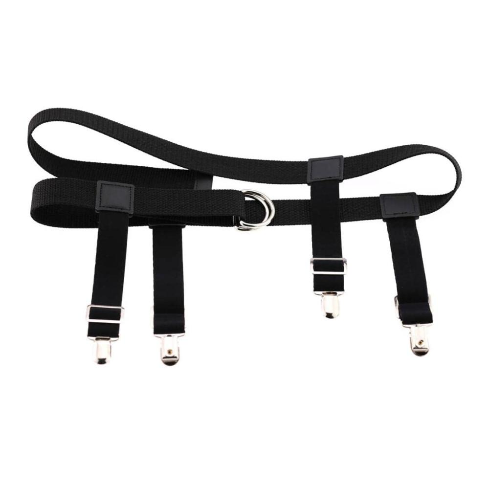 Nylon Strumpfband Set mit einstellbaren Clips - stilvolle Strumpfhosenhalter für Frauen