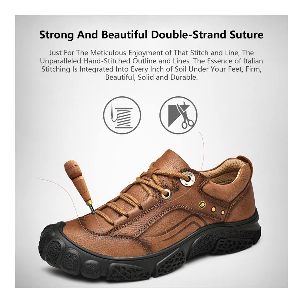 Herren Kletterschuhe Outdoor Atmungsaktiv Leicht & Rutschfest - Turnschuhe für Wandern im Herbst/Winter - Neue Arbeitsschuhe Jaune - Größe 39 EU
