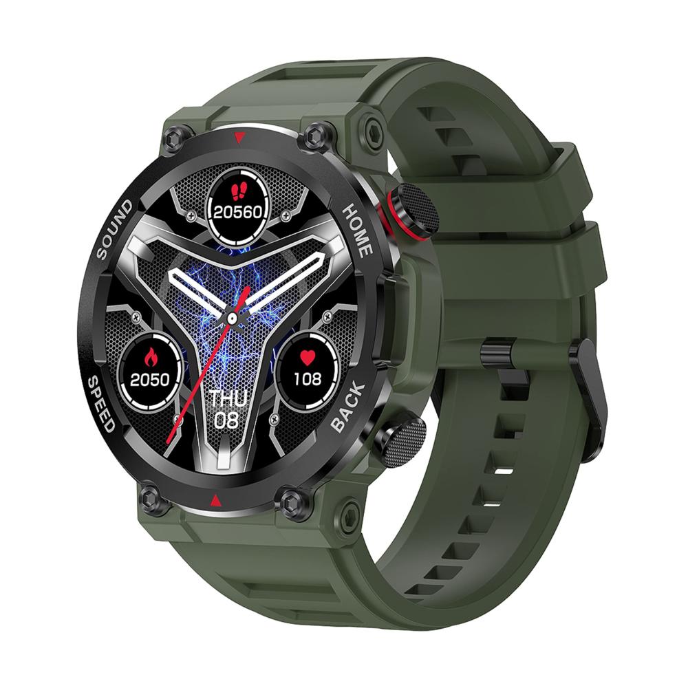 Fashion Tactical Smartwatch für Herren - Telefonfunktion Blutdruckmessung Schrittzähler - 139 Zoll IP68 Wasserdicht - Militär Smartwatches - Fitnessuhr Sportuhren Outdoor-Uhr in Schwarz
