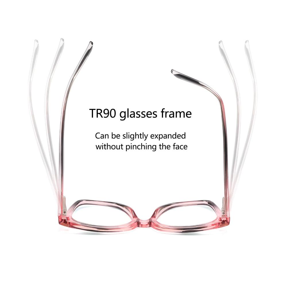 Klassische transparente Gaming-Brille für Herren und Damen - Blaulichtfilter UV-Schutz ohne Sehstärke - Quadratisches Schwarzrahmen-Design