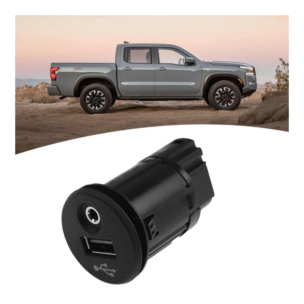 Klassischer BH 28023-BH00C mit AUX-Port-Adapter und USB-Hilfsstecker für Nissan Juke 2011-2019 (2014-2018) - Optimiertes 28023BH00C-Design
