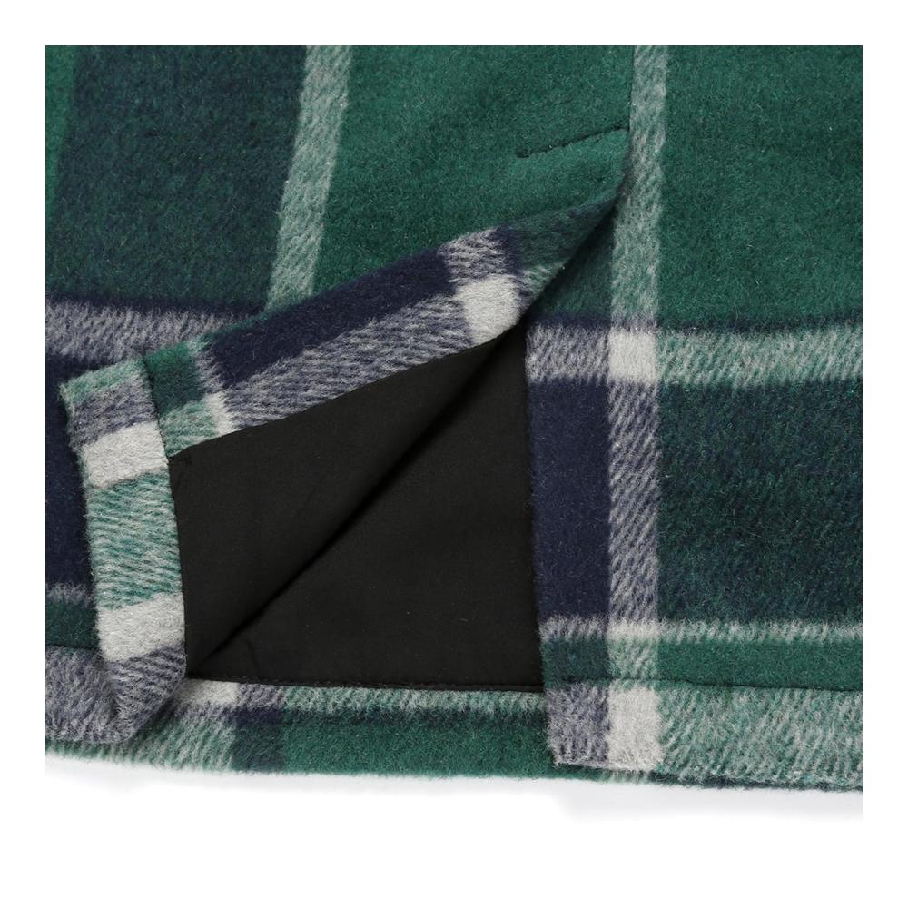 Kariertes Wolle Damen Bleistiftrock - Herbst/Winter Hohe Taille Schlitz Figurbetont Knielang Midirock