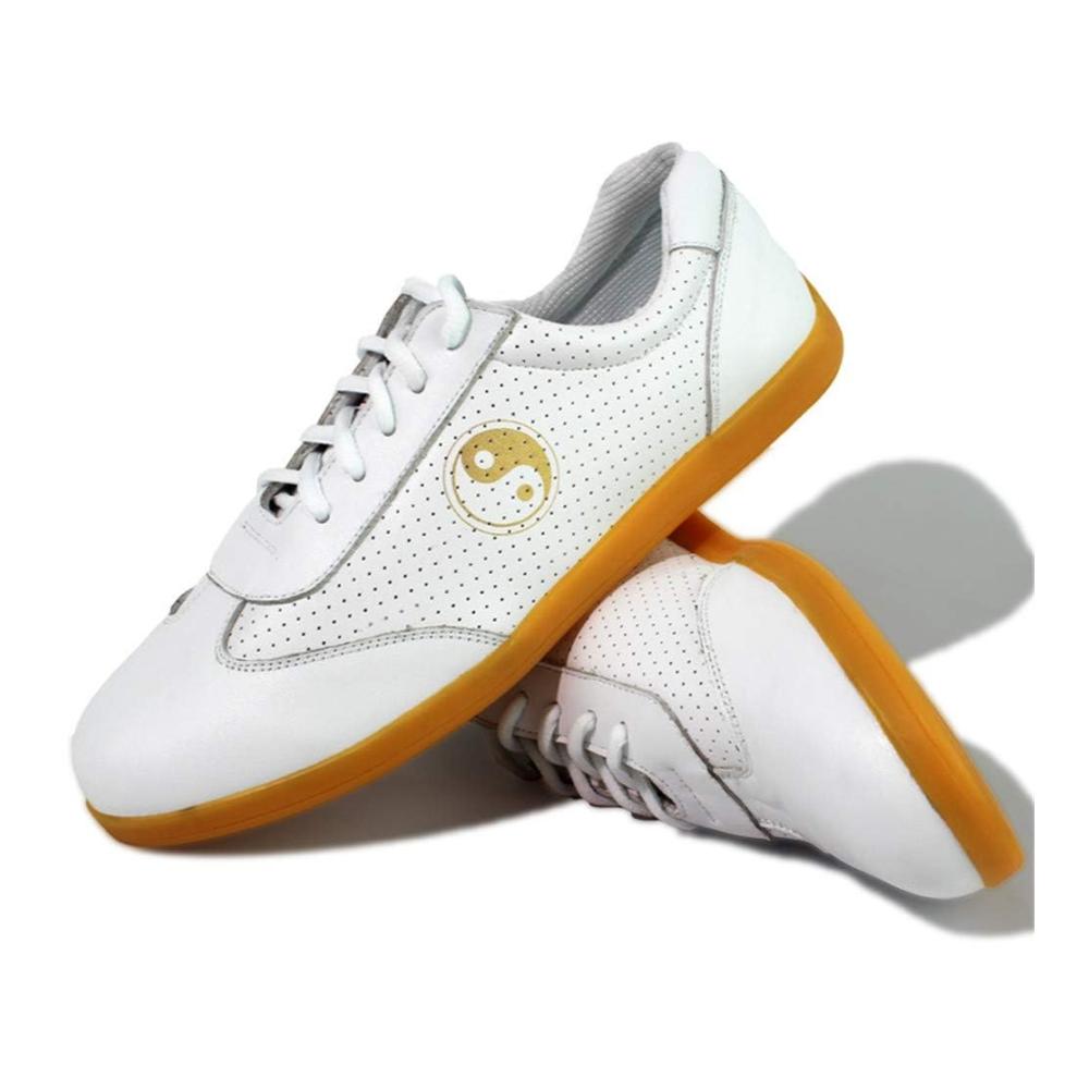 Leder Kung Fu Tai Chi Sneaker für Männer – Hochwertige Kampfsportschuhe mit Gummisohle