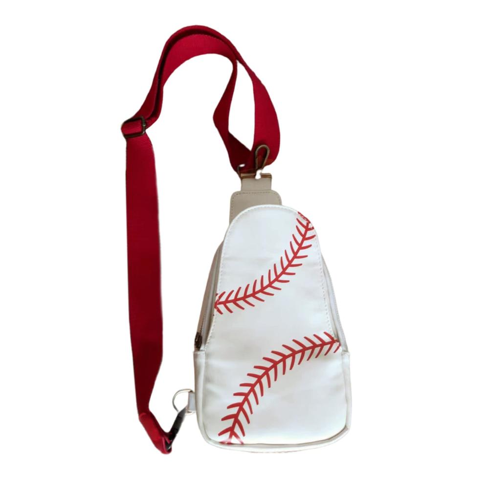 Frauen Clutches Sportlicher Baseball Rucksack mit Schlinge Chest Tasche und Crossbody Messenger Bag – Ideal für Casual Styling