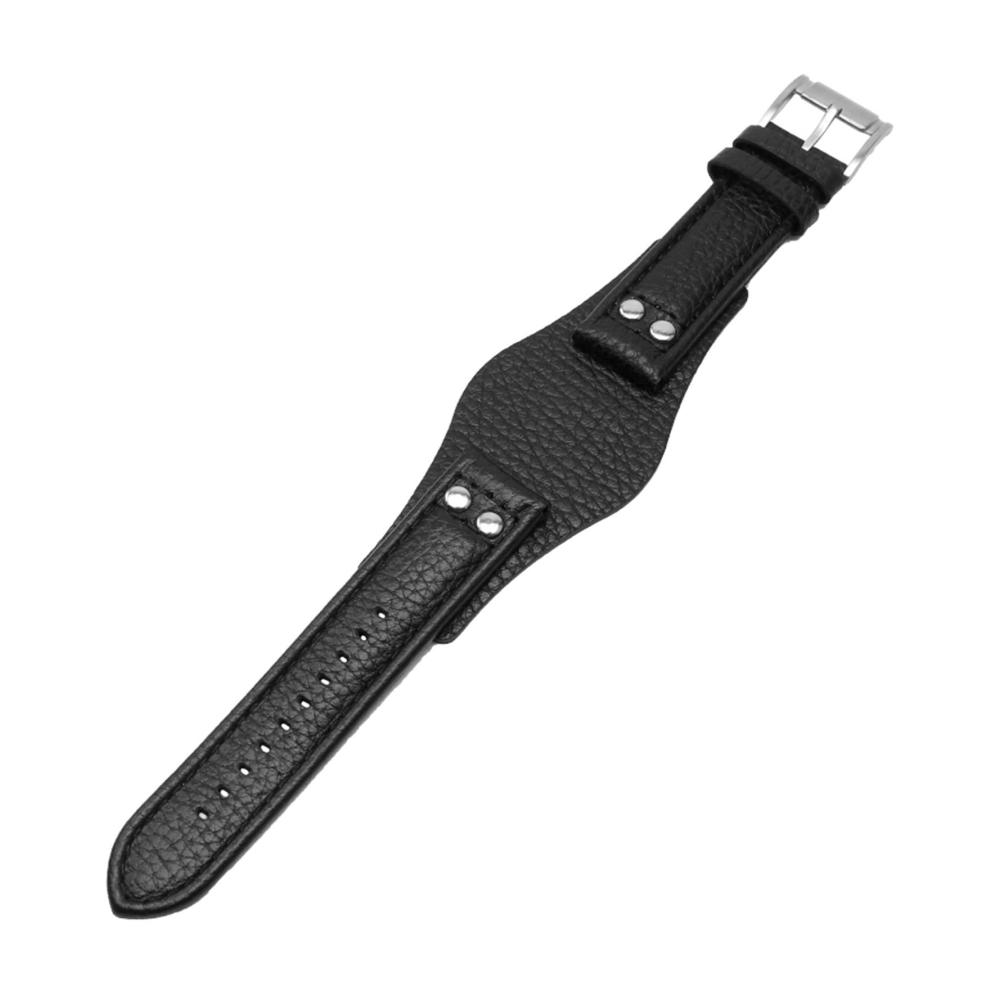 22mm Echtes Leder Uhrenarmband für Fossil Herrenuhren - Nieten-Stil passend zu CH2592 CH2564 CH2565 CH2891 CH3051 - Hochwertiges Armband