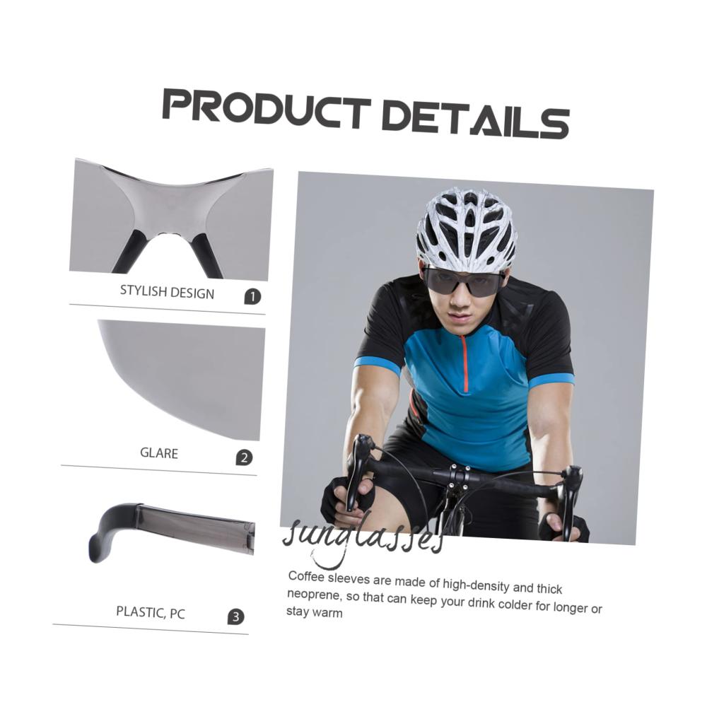 9 Paare Polarisierte Sonnenbrillen für Herren und Damen – Winddichte Fahrradbrille für Outdoor-Sport Beachvolleyball und mehr – Sportbrillen-Set mit UV-Schutz ideal für Männer beim Radfahren