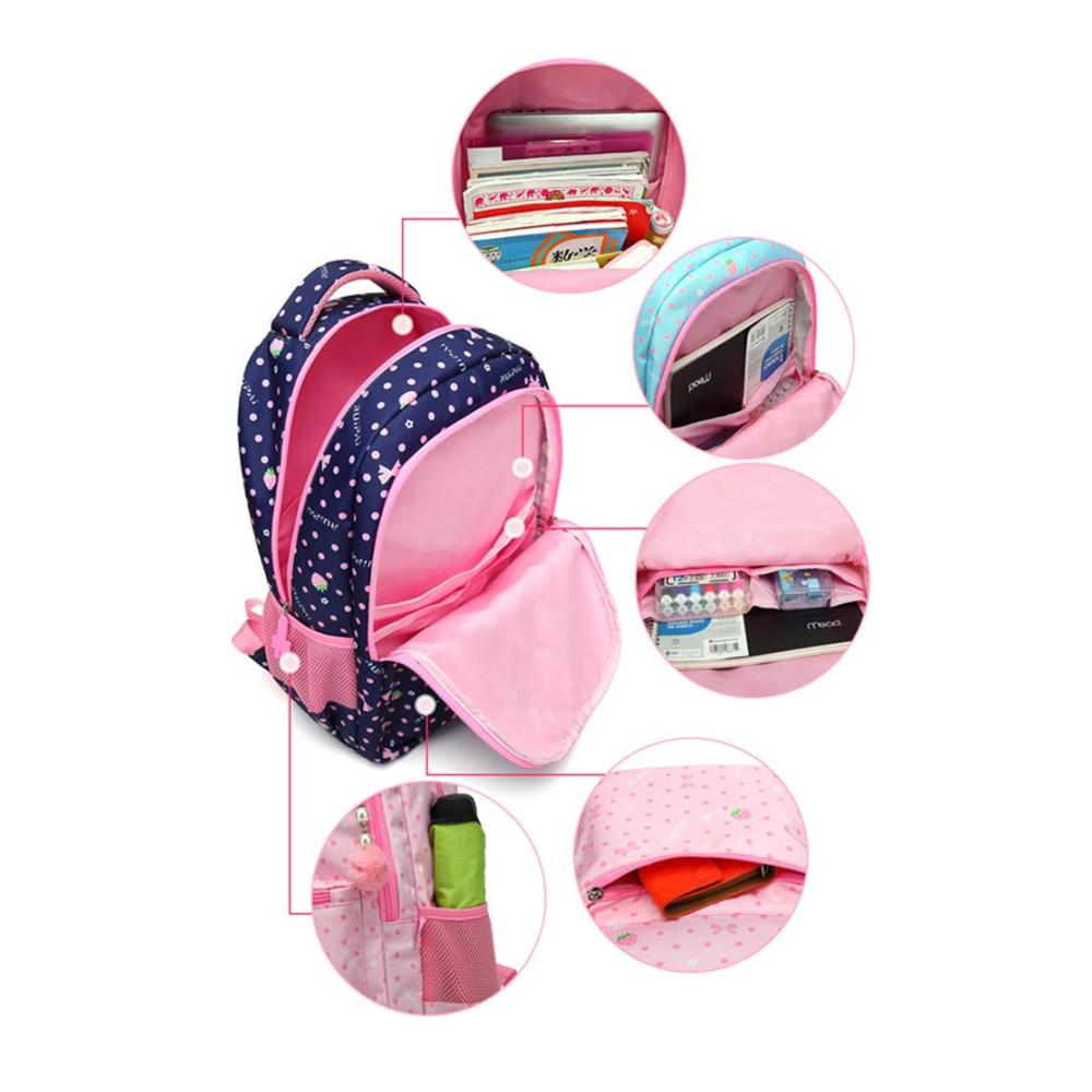 Mädchen Schulranzen und Rucksack Set - Kinder Daypacks für die Schule mit Teenager Mädchen Design