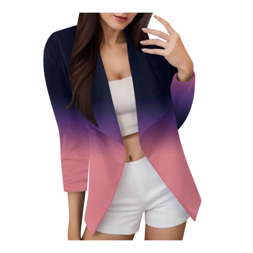 Hellblauer Damenblazer in Größe 48 - Elegant und Festlich mit Rock & Blazer Kombination Ideal für den Sommer. Damen Blusenshirt und Langarmbluse in Weiß - Perfekte Jacken-Blazer für jeden Anlass