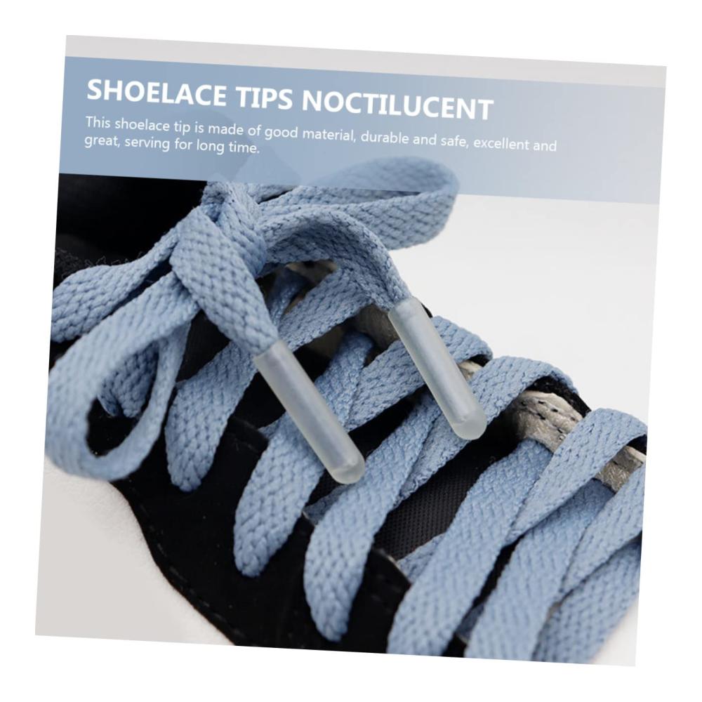 8 Stück Weiße Plastik-Schnürsenkelenden - Dekorative Spitzen für Schuhe und Kleidung | Adler Aglet Ersatzkopf & Zubehör