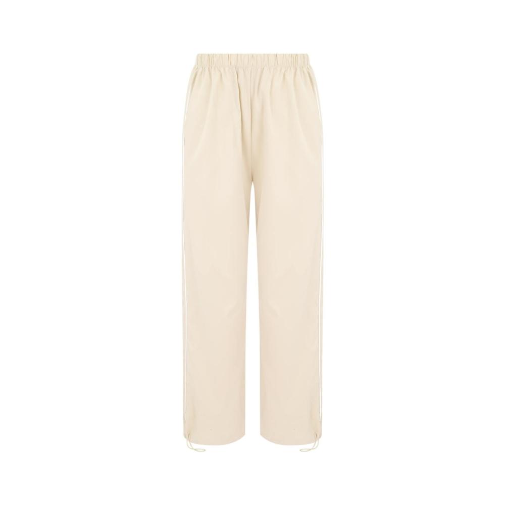 Damen Jogginghose Leichte Baumwoll-Yogahose mit Elastischer Taille Taschen und High Waist für Sommer und Freizeit