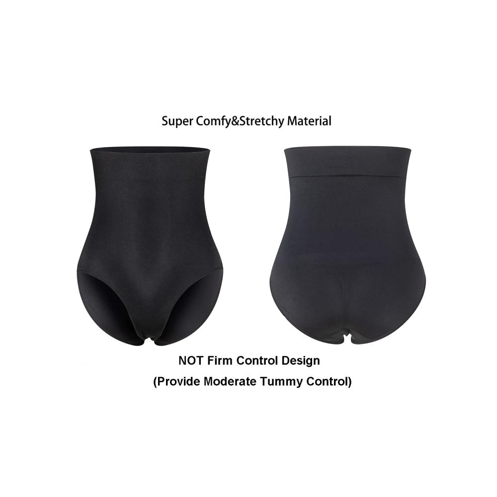 Shapewear Damen Hohe Taille Miederslip für Bauchweg-Effekt