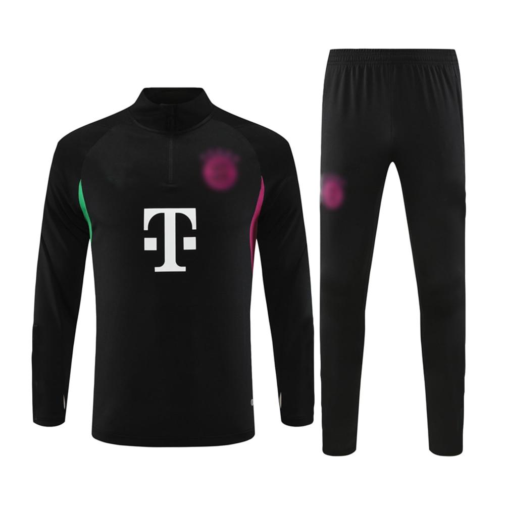 Fußball Trainingsanzüge für Kinder und Erwachsene - 2-teiliges Set mit Langarm Halber Reißverschluss Football Trikot Leichte Torwarttrikots Atmungsaktives Training Tracksuit inklusive Laufshirt und Torwarthose