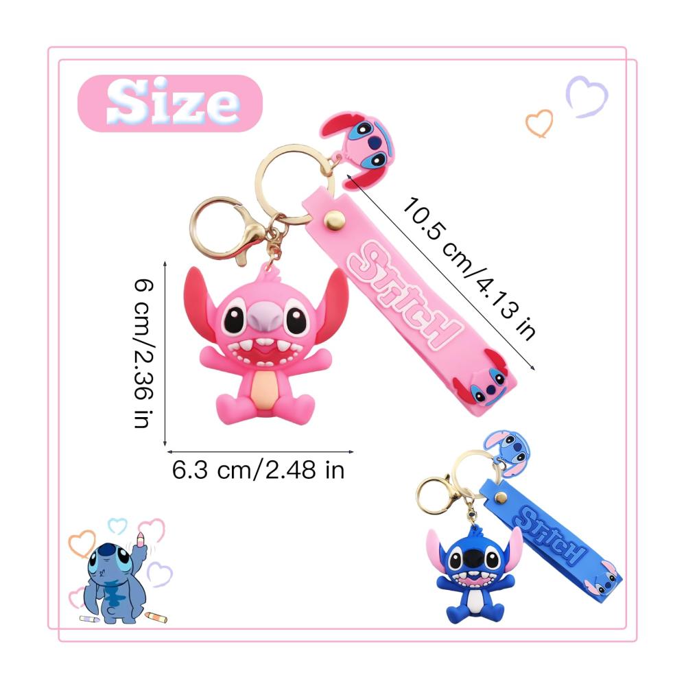 Damen Cartoon Schlüsselanhänger - Verspielte Accessoires für Frauen