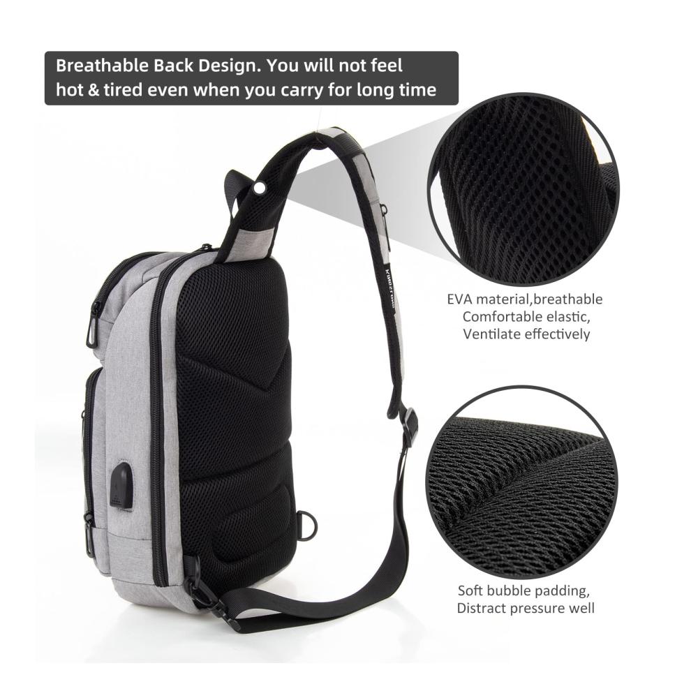 Herren Tagesrucksack Sling Bag Stilvolle Leichtigkeit