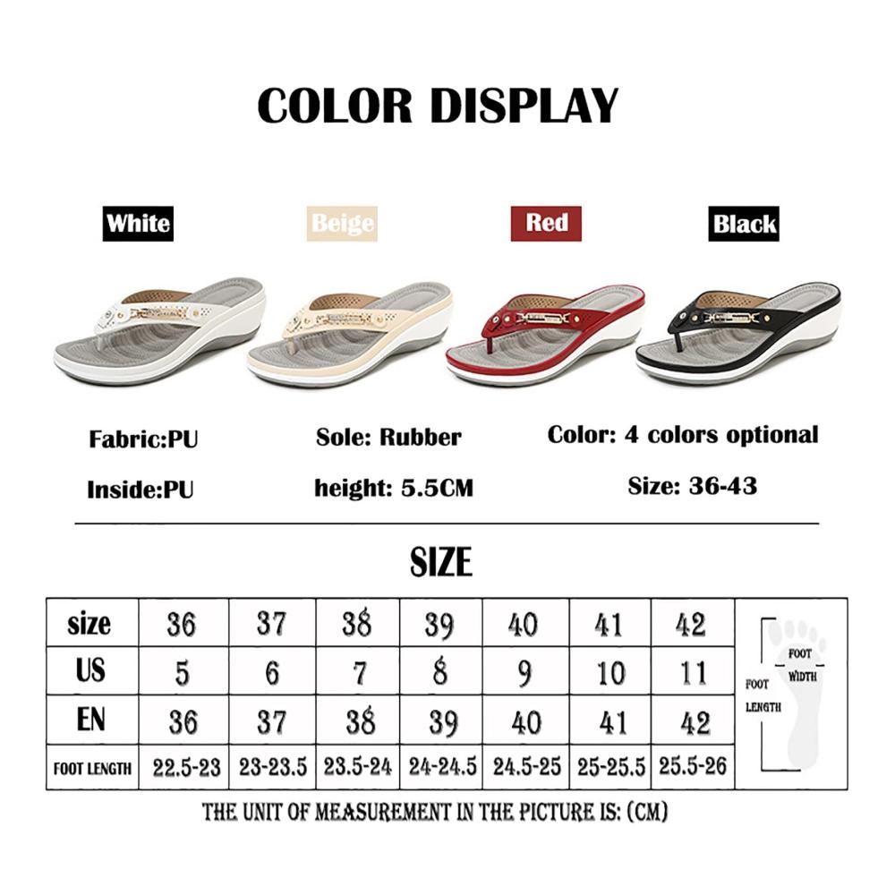 Orthopädische Zehensandalen Bequeme Damen Hausschuhe mit Kristall Flip Flops - Plantarfasziitis Sandalen für Outdoor Komfort
