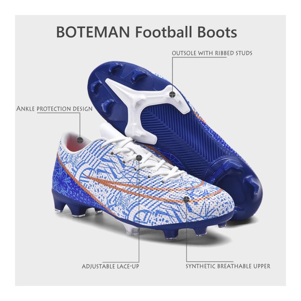 Fußballschuhe Herren & Kinder – Ag/Fg Kunstrasen & Noppen Outdoor Futsal Schuhe