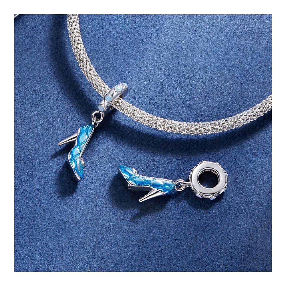 925 Sterling Silber Tanzschuh Charm-Anhänger für Pandora Armband & Halskette - Bead Charms für Damen