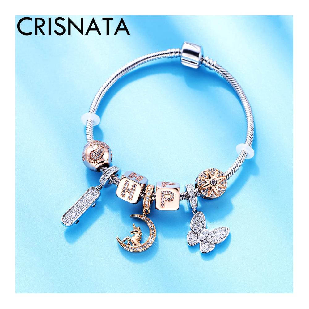 925 Sterling Silber Bead Charms - Gelbgold plattiertes Tier & Insekt Set für Europäische Armbänder Frosch Prinz Honigbiene Schmetterling Einhorn auf Mond Papagei Hund Schildkröte Hase Perlen