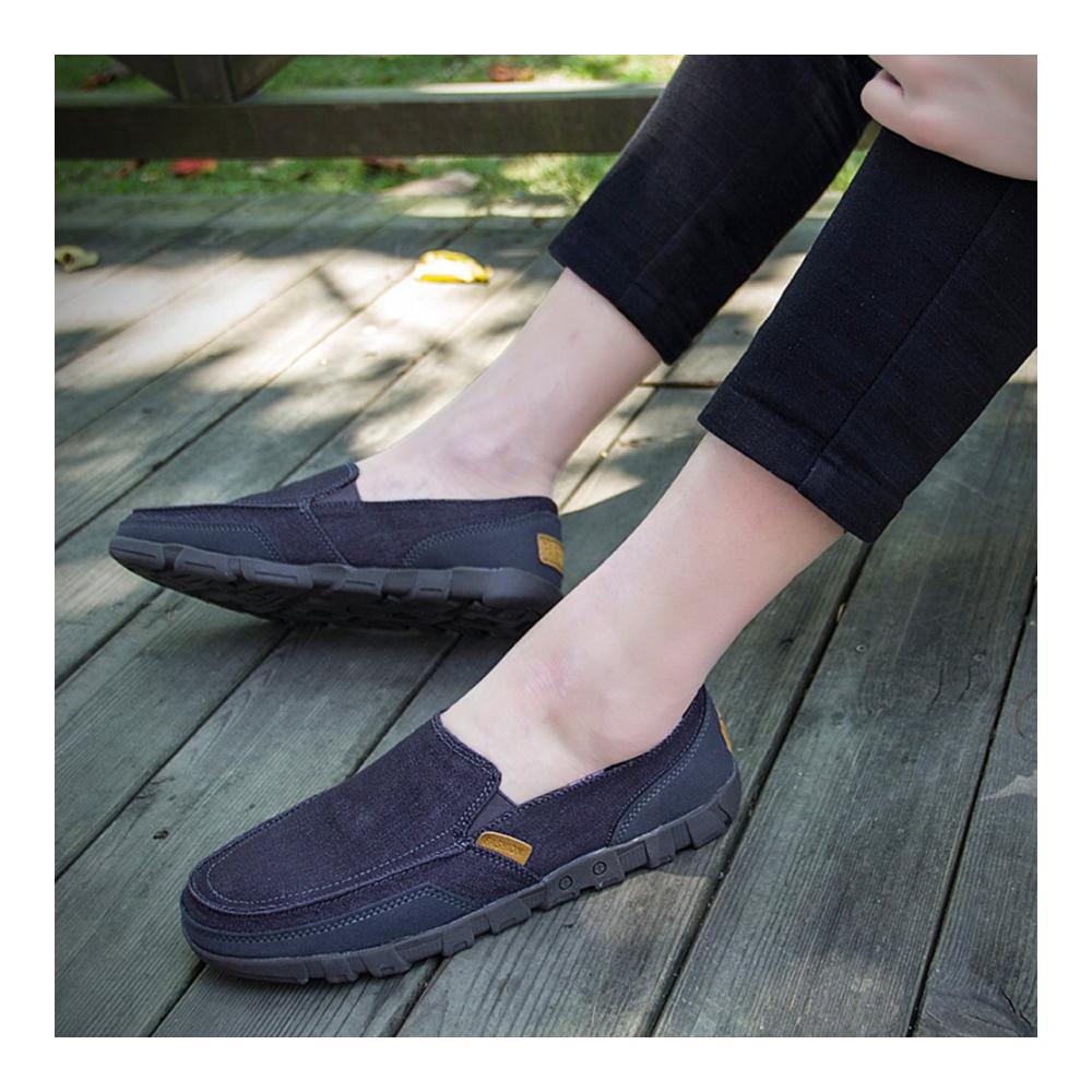 GLASSIC PINK Herren Mokassins Canvas Bootsschuhe stilvolle Loafers und bequeme Slipper in einem – Trendige Schuhe für jeden Anlass