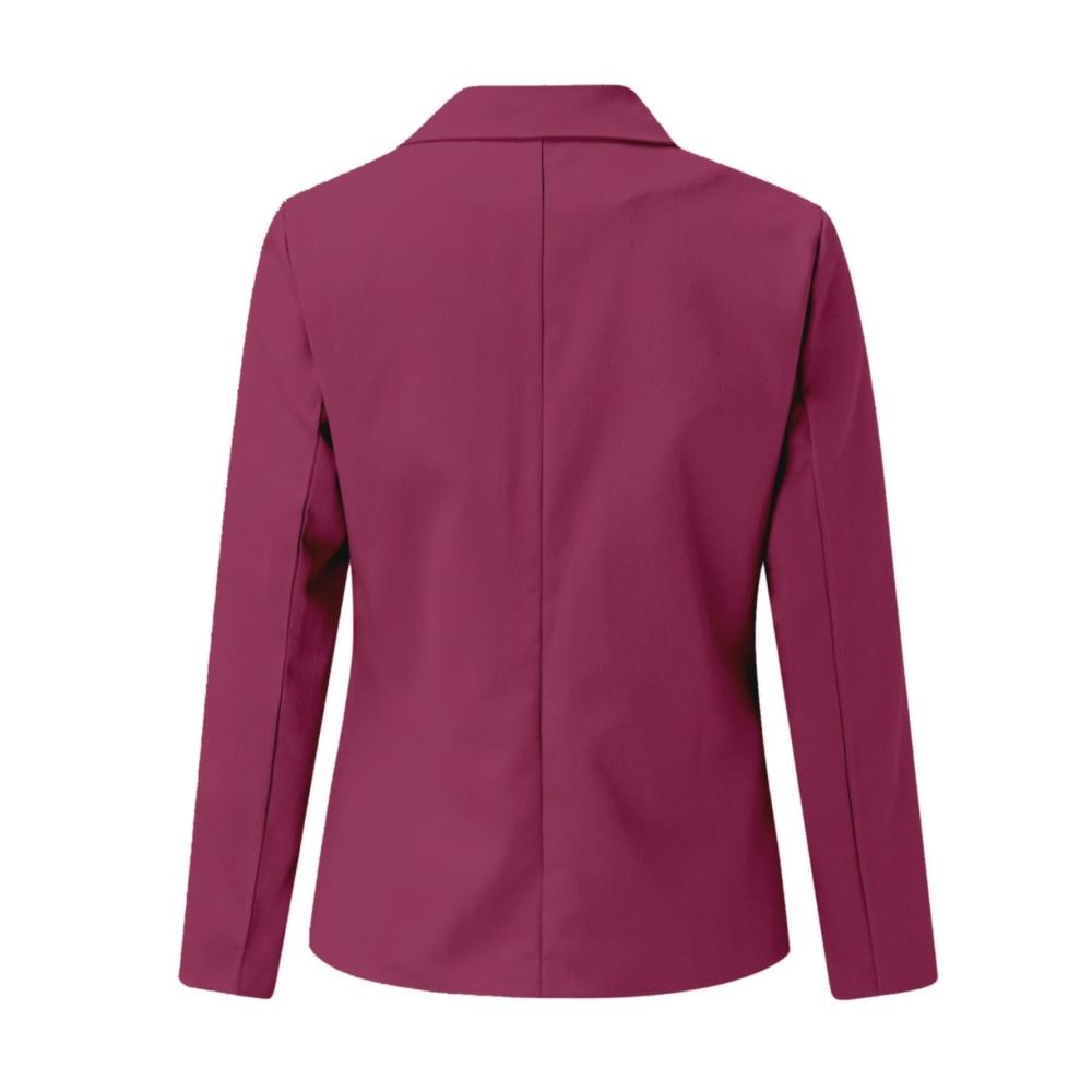 Damen Winteranzug Eleganter Langarm-Blazer mit weißem Design - Schlanker Hosenanzug inklusive Hose