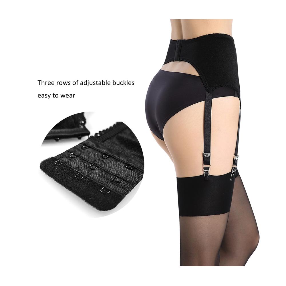 Strapsgürtel Set für Damen – Verführerische Oberschenkel Strumpfgürtel mit Strumpfhaltern für Dessous und Strümpfe