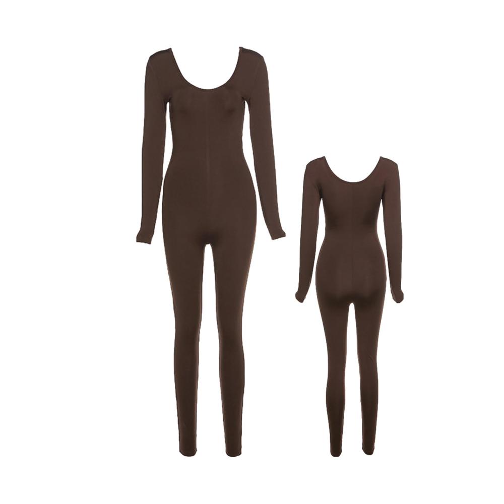 Sexy Yoga-Overall Langarm-High-Waist Jumpsuit für Damen mit hoher Elastizität - Herbst/Winter