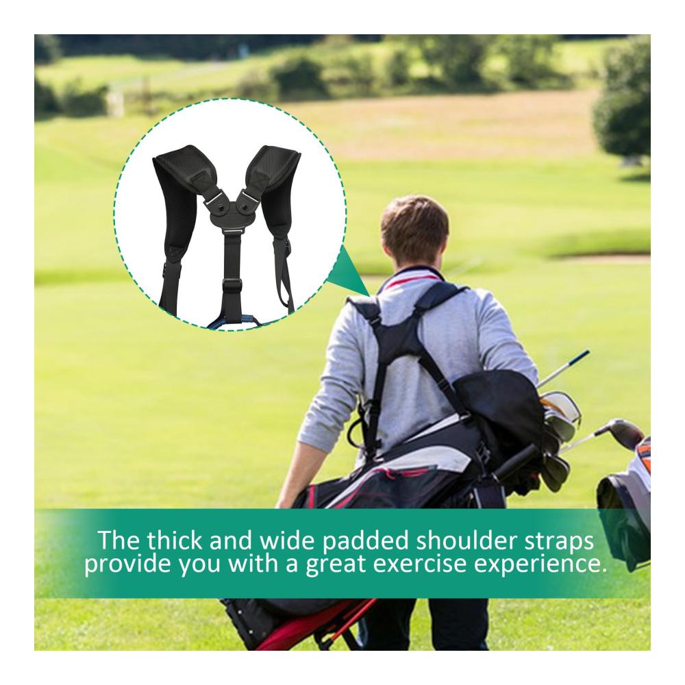 Golftasche Schultergurt Ersatz - Verstellbare Taschengurte für sicheren Halt - Rutschfester Umhängetaschengurt wasserdicht und stark - Ideal für Laptoptaschen & mehr
