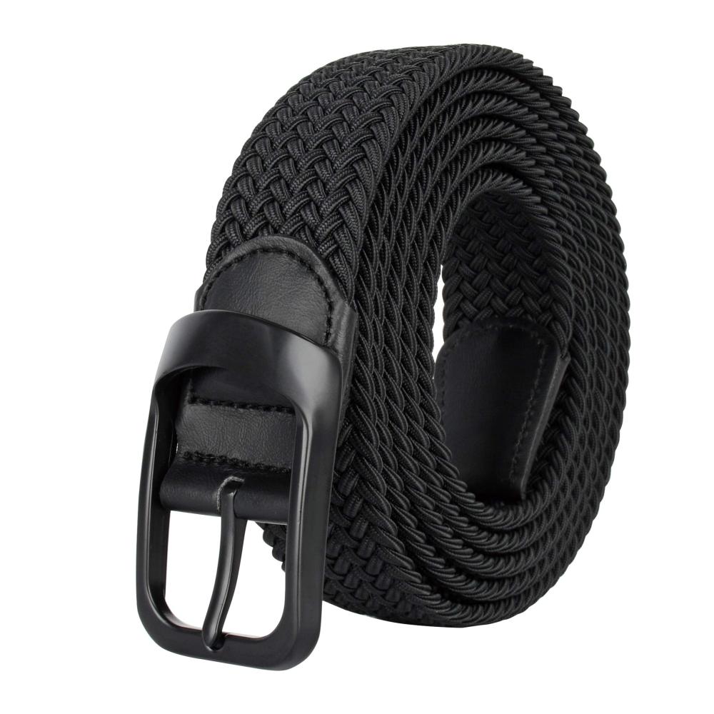 Arbeitsgürtel für Herren Elastischer Stretchgürtel in Schwarz Übergröße 110-180cm