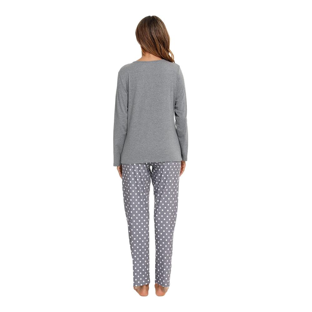 Damen Baumwolle Pyjama Set Langarm | Bequeme Lounge Pjs für Frauen | Weiche Damen Baumwolle Pjs | Schlafanzug Damen Baumwolle | Pyjama Sets Damen 1 Set | Damen Baumwolle Pyjamas für erholsamen Schlaf