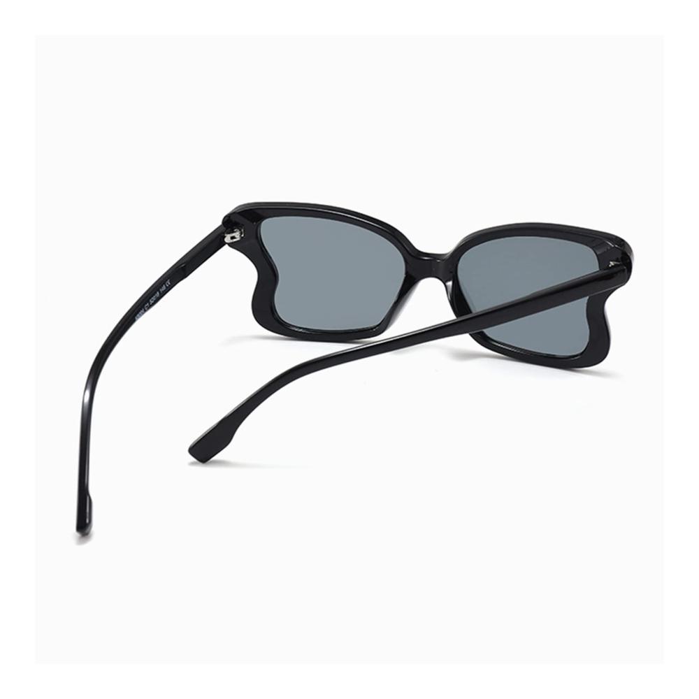 Mode-Sonnenbrille für Damen Personalisierte PC-Sonnenbrille mit Schmetterling Design und UV-Schutz (Farbe VS