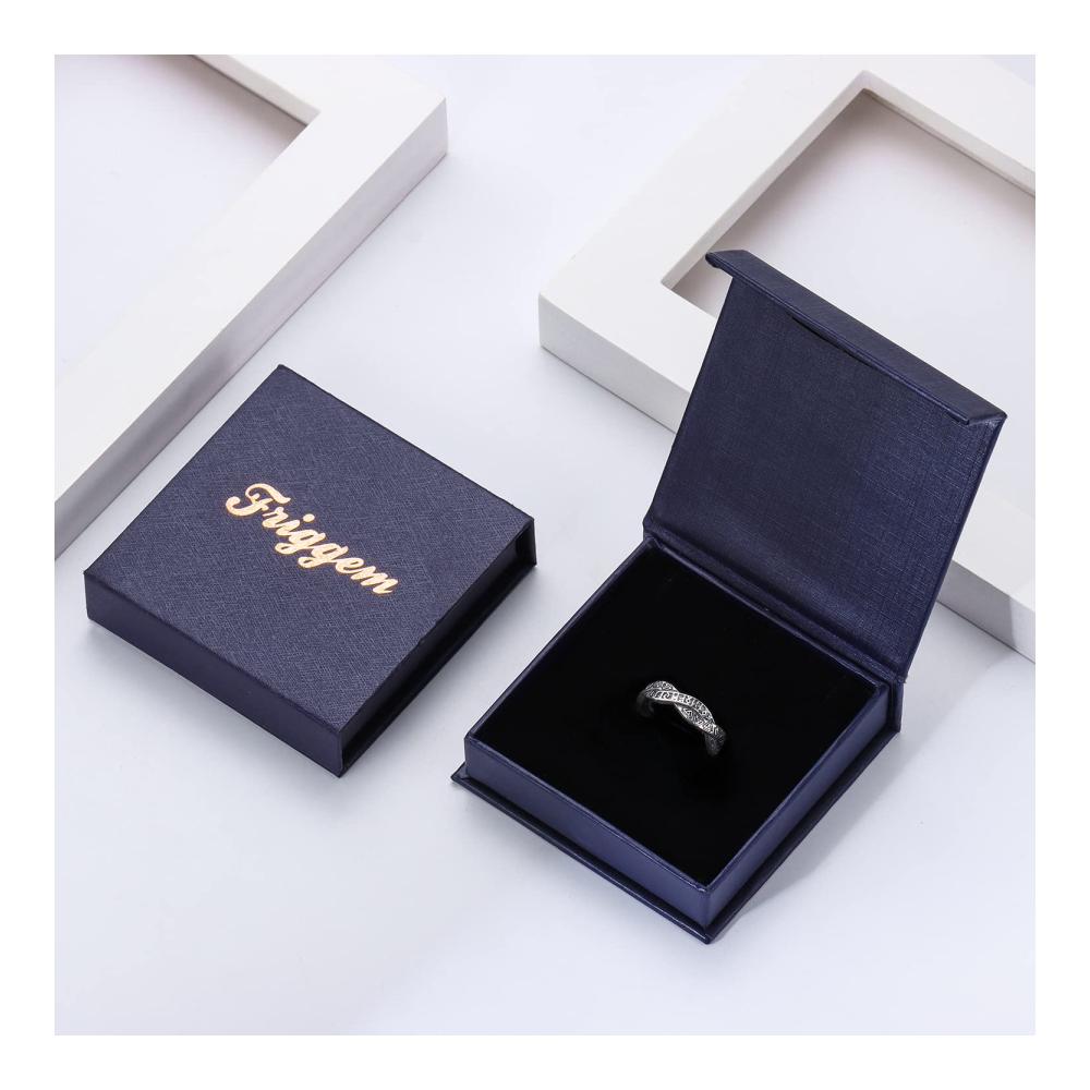Viking Rune Ring 925 Silber - Herren Damen Schmuckring mit Geschenkbox für Geburtstag und Valentinstag