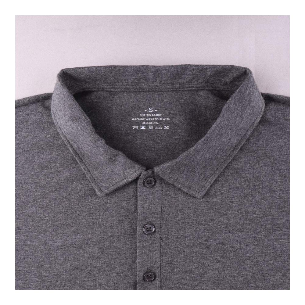 Herren Langarmshirts - Bequeme Baumwolle Dehnbar Unterhemden und Poloshirts