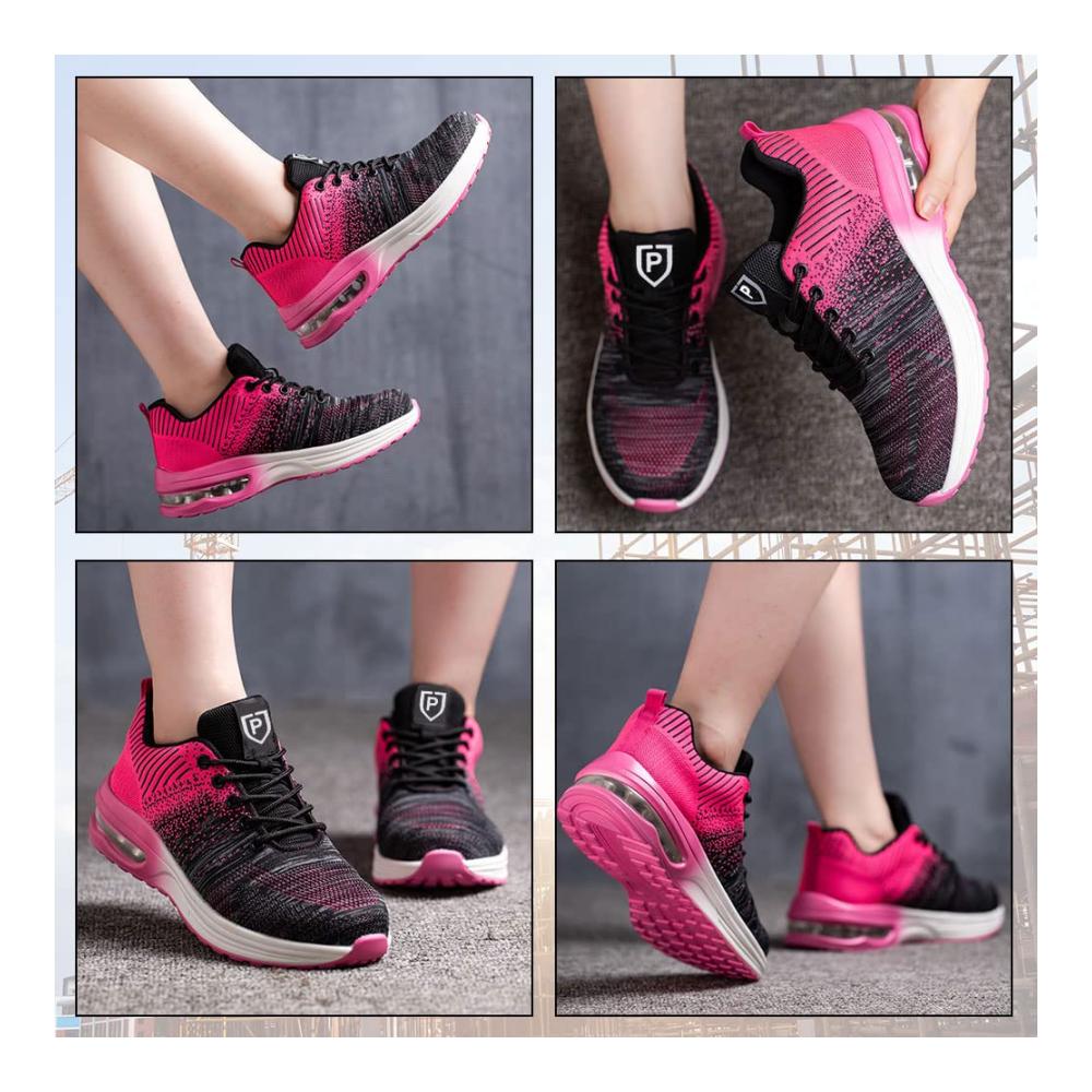 Sicherheitsschuhe S3 für Herren und Damen | Stahlkappe Leicht & Atmungsaktiv | Arbeitsschuhe Sportlich & Schutzschuhe für Sommer Treks